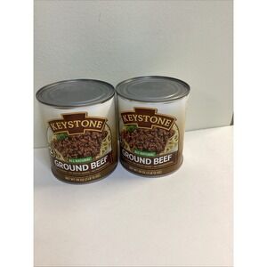 (2 pack) Keystone All Natural Ground Beef, 28 oz Can Dented Quick Shipping